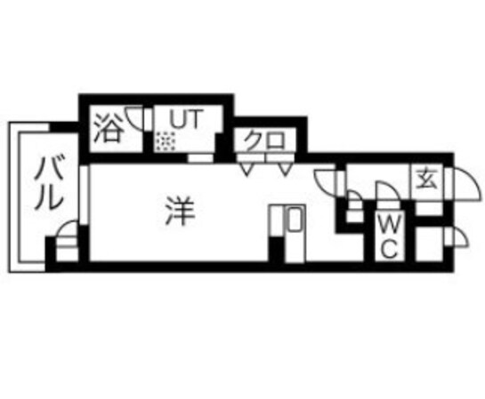 プレジール三ノ宮IIIの物件間取画像